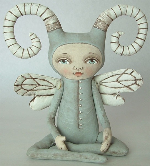 ZOEE BUG - Contemporary Folk Art Doll-MADE TO ORDER
